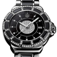 Tagheuer Lady Steel & Ceramic Pavée