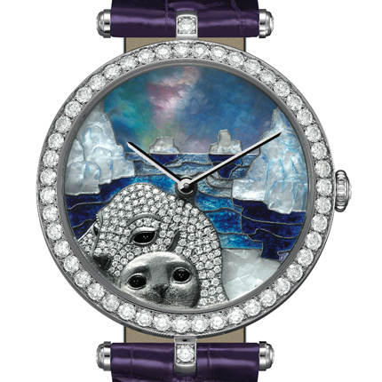 Van Cleef Arpels Lady Arpels Paysage Polaire Phoque