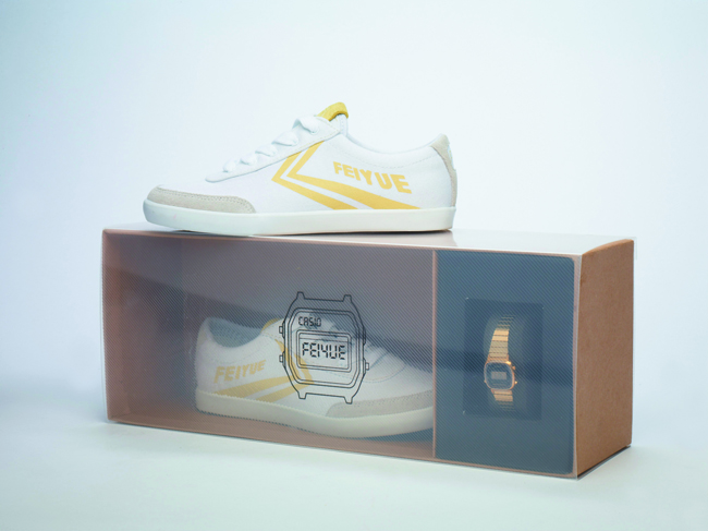 Coffret Casio Feiyue Gold Edition