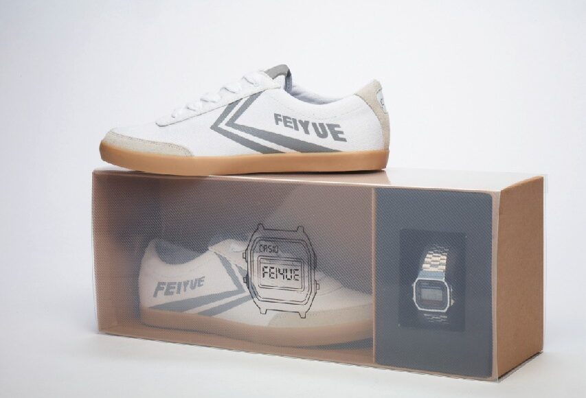 Coffret Casio Feiyue édition silver