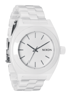 Nixon Ceramic Time Teller White