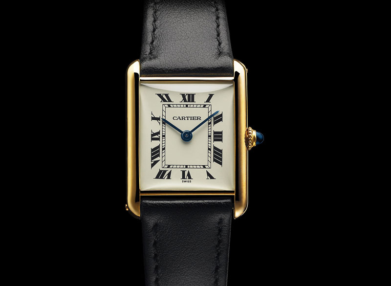 Montre-Cartier-Tank-or-jaune