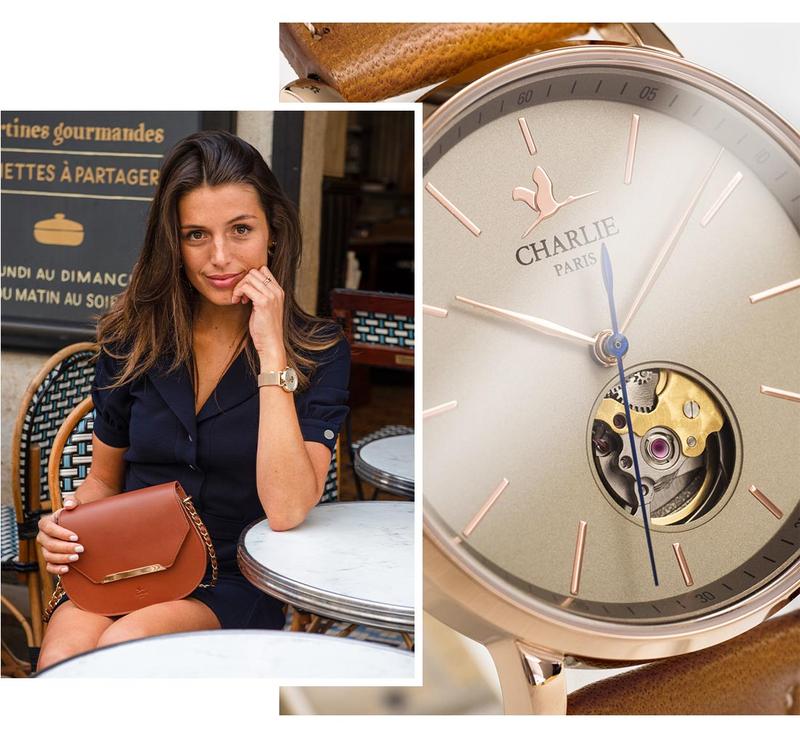 Charlie Paris dévoile sa montre automatique pour femme : Initial