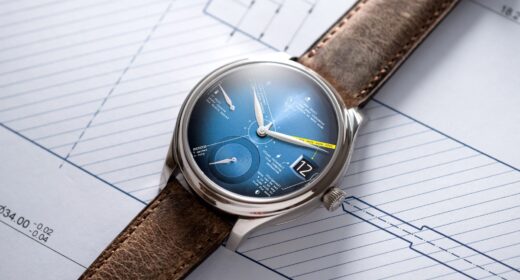 H-Moser cie qp Endeavour Perpetual Calendar Funky Blue 1800-0205