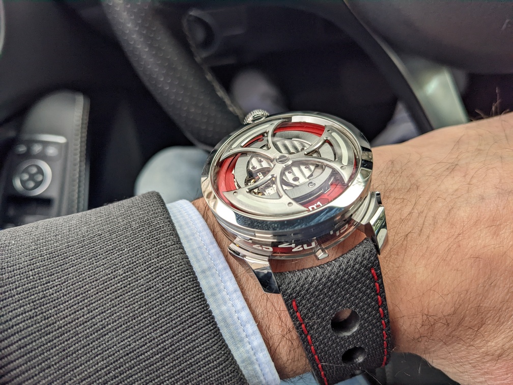 Montre mbandf Mad editions mad1 red