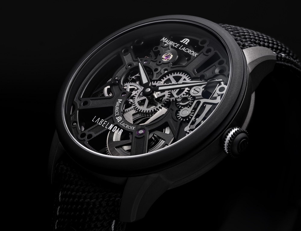 montre Maurice Lacroix Masterpiece Skeleton Label Noir