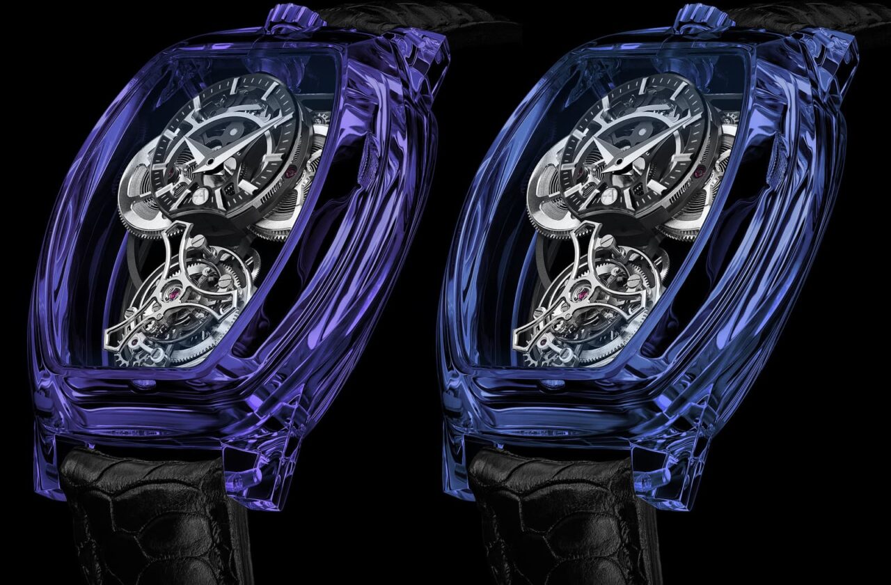 Montres boîtier saphir cristal marque Artya