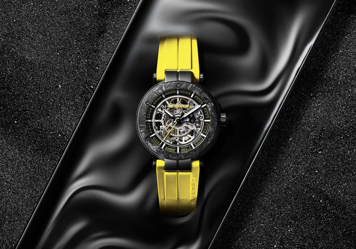 Montre HERBELIN Newport Carbone Titane Squelette