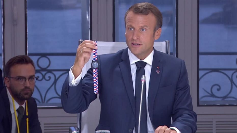 Montre Macron Awake G7 « La Bleue » (1)