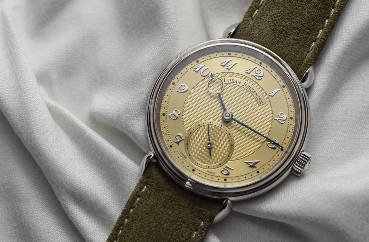 montre cadran champagne