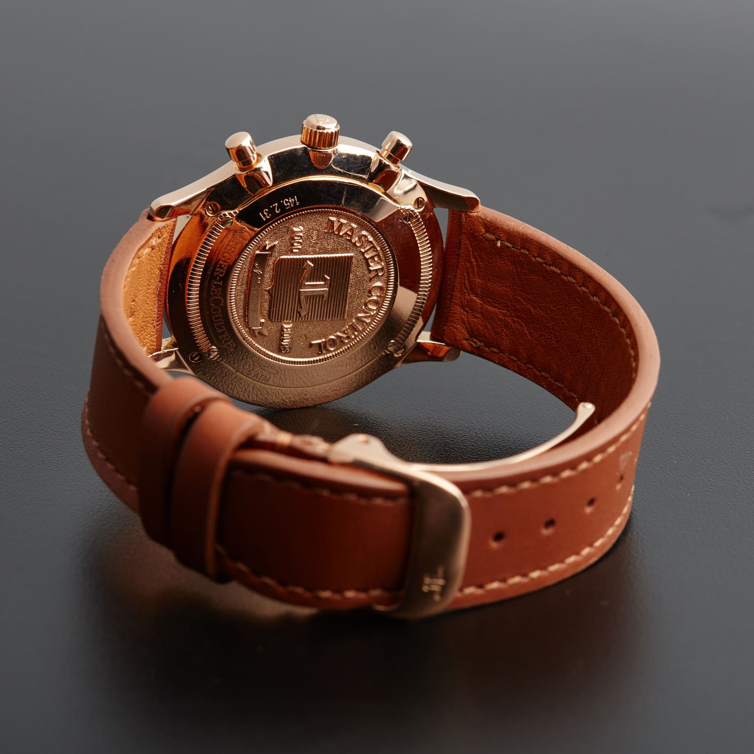 Fond montre Gabriel Attal Jaeger-LeCoultre Master Control réf 145.2.31