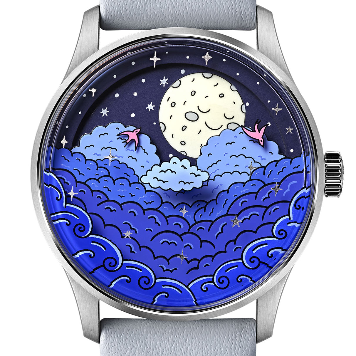 Montre phases de lune Christopher Ward