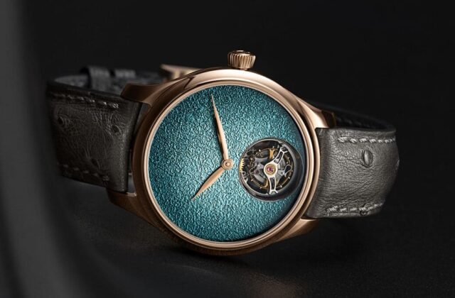 Montre émail grand feu Moser