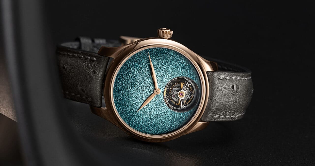 Montre émail grand feu Moser