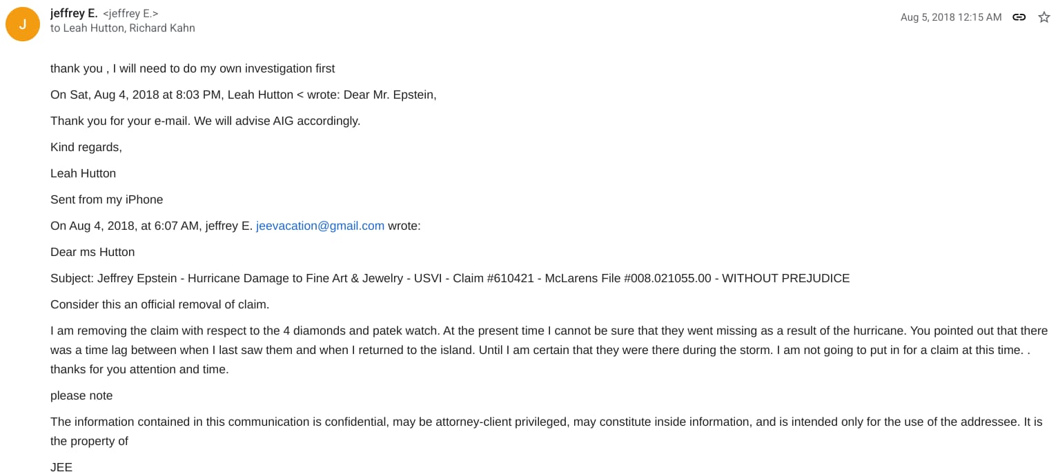 Patek Philippe Epstein