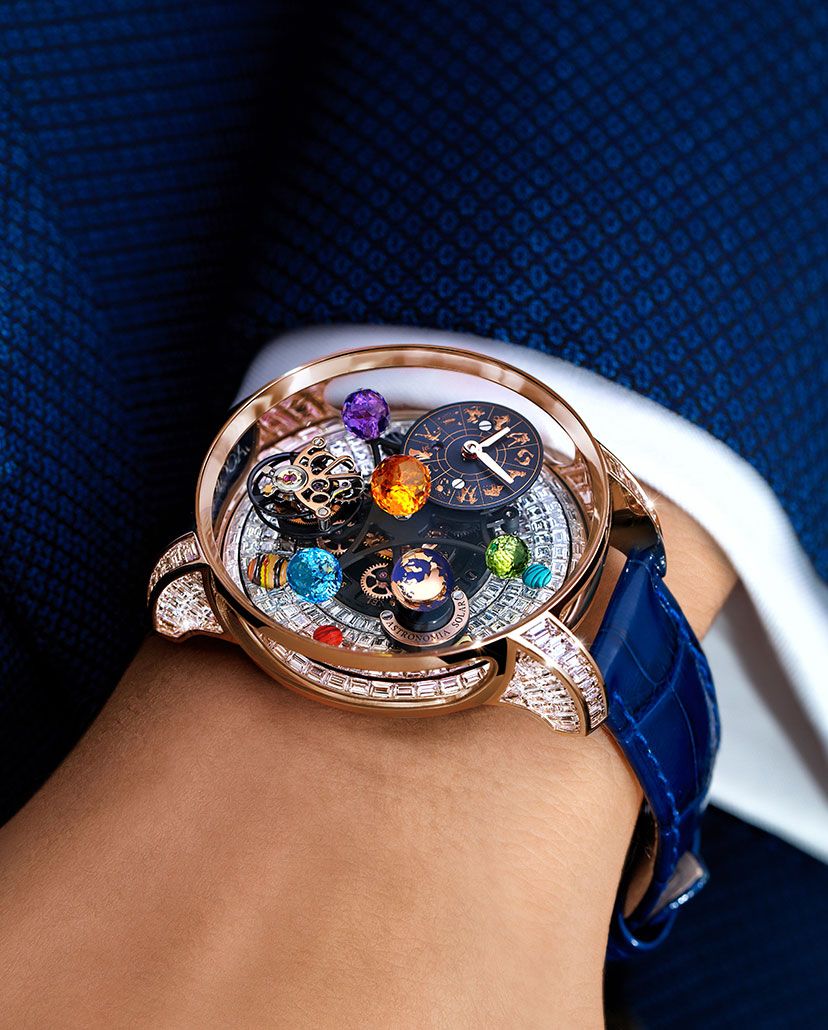 montre énorme poignet