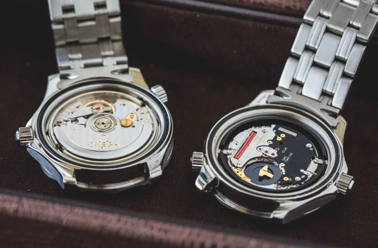 mouvement automatique et mouvement quartz montres