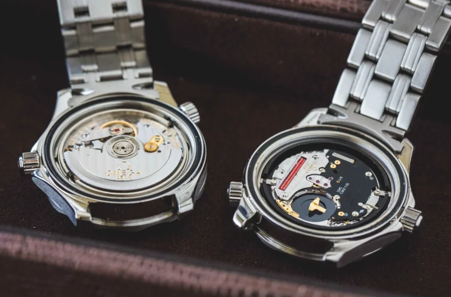 mouvement automatique et mouvement quartz montres