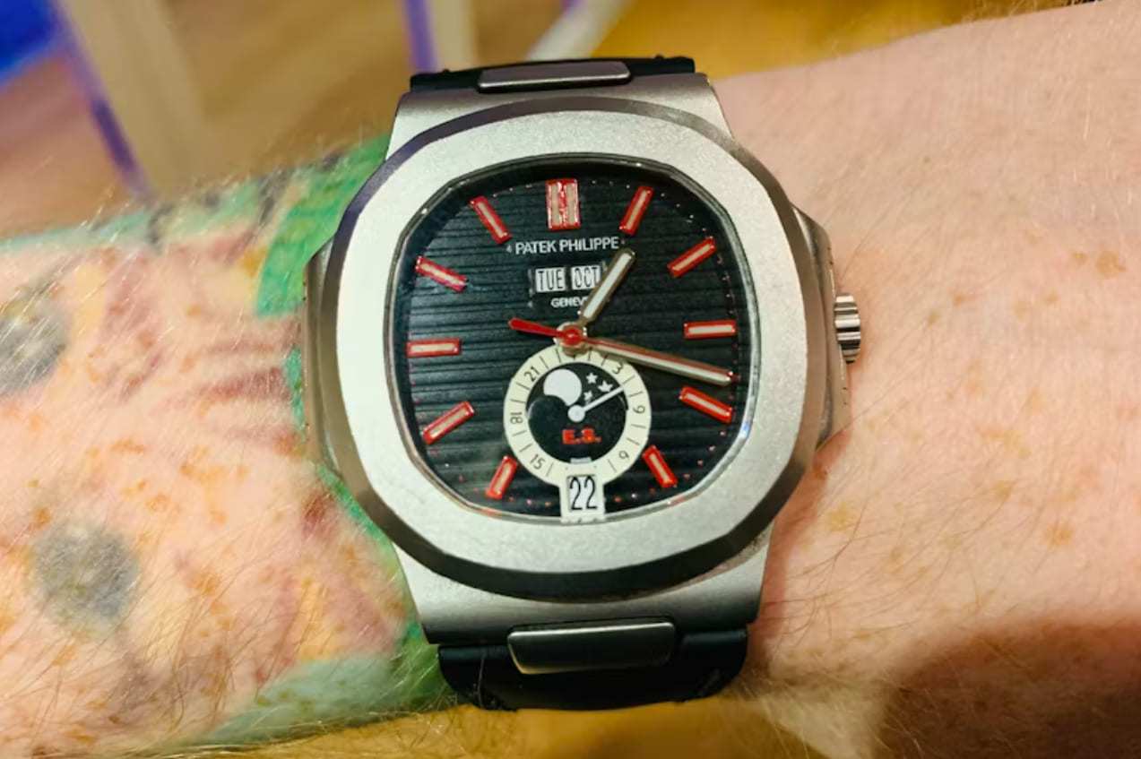 Patek Philippe personnalisée Ed Sheeran