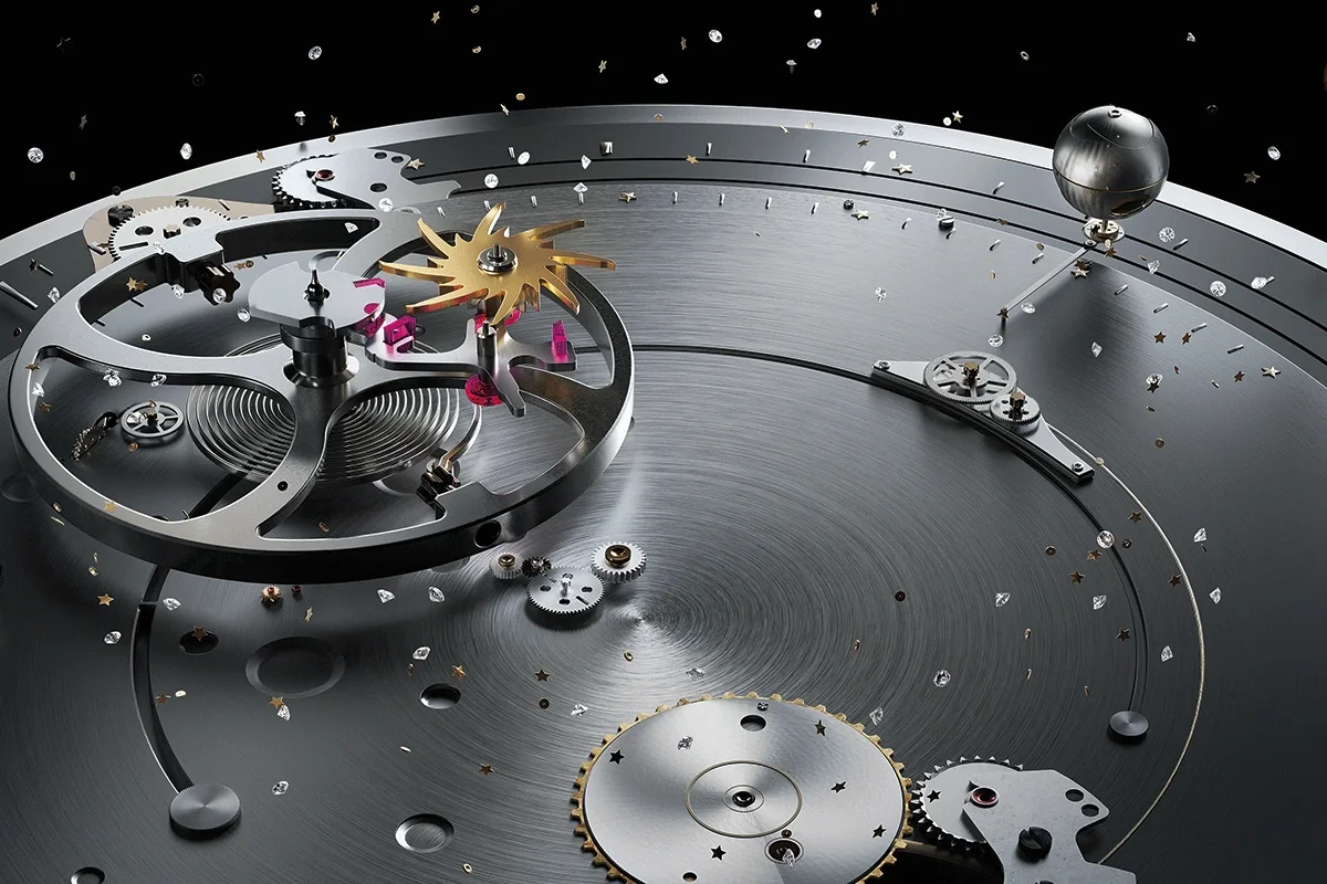 Les points clés de fonctionne montre stop seconde