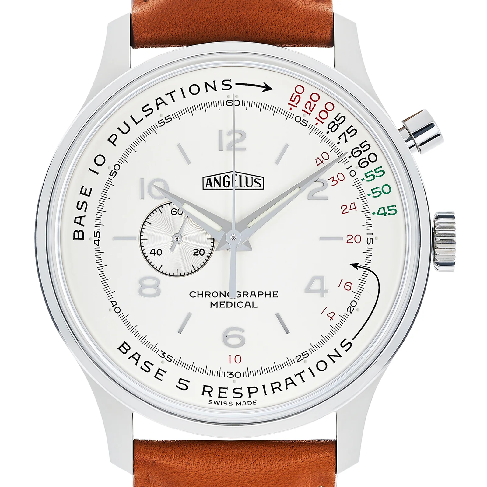 Vue rapprochée de est montre médecin pulsomètre