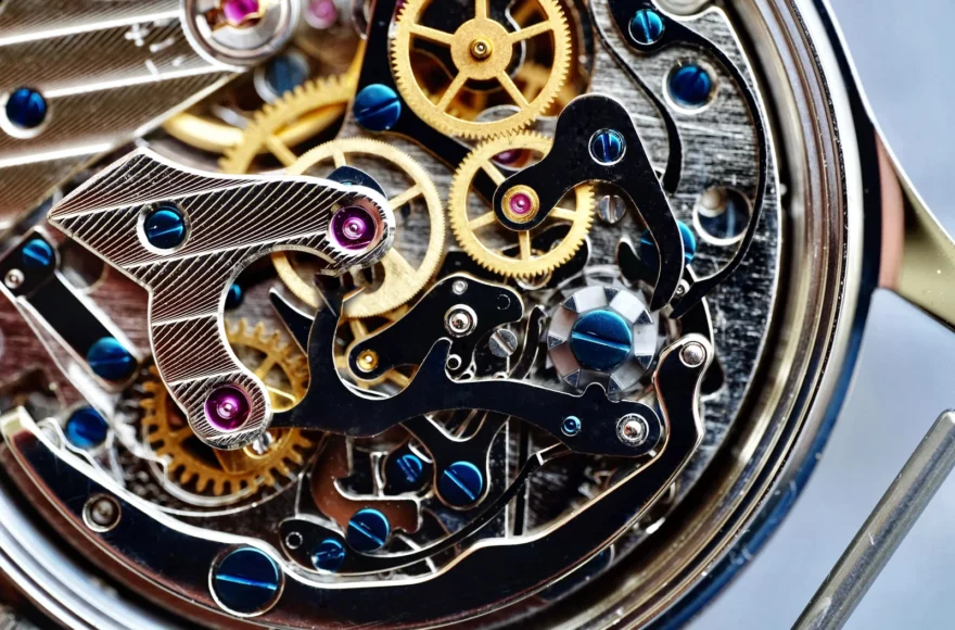 Fonctionne chronographe roue colonnes guide