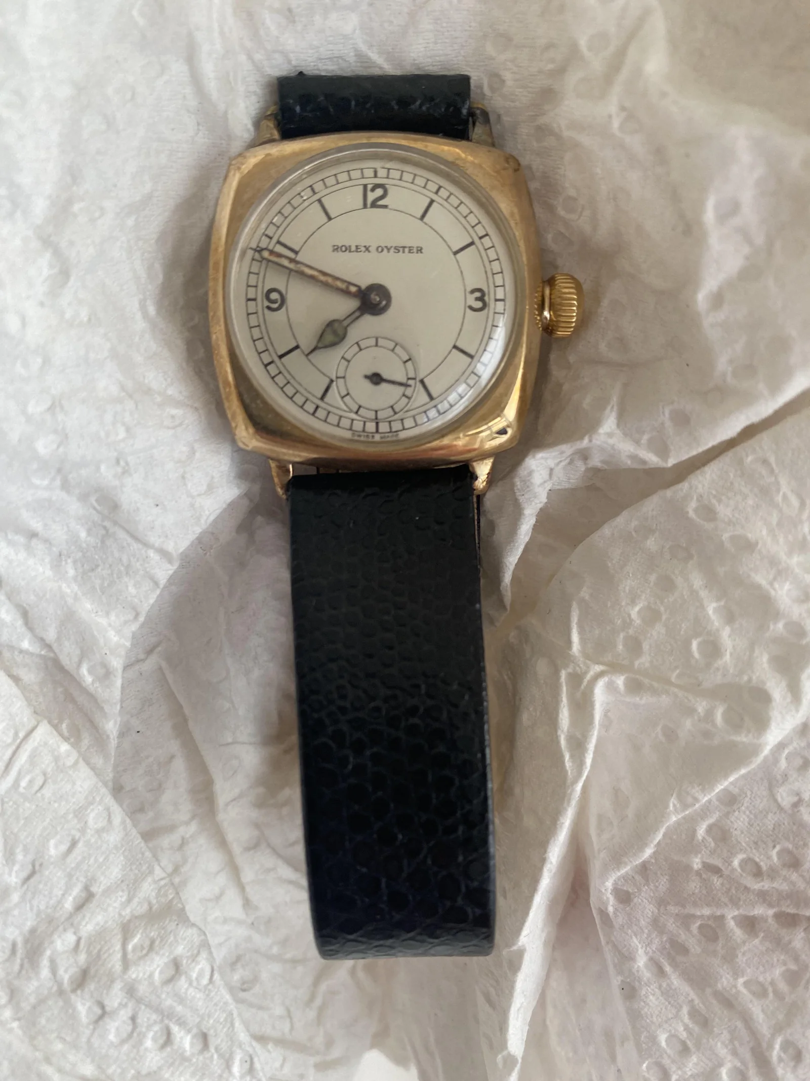 Montres anciennes ont pas toutes trotteuse centrale