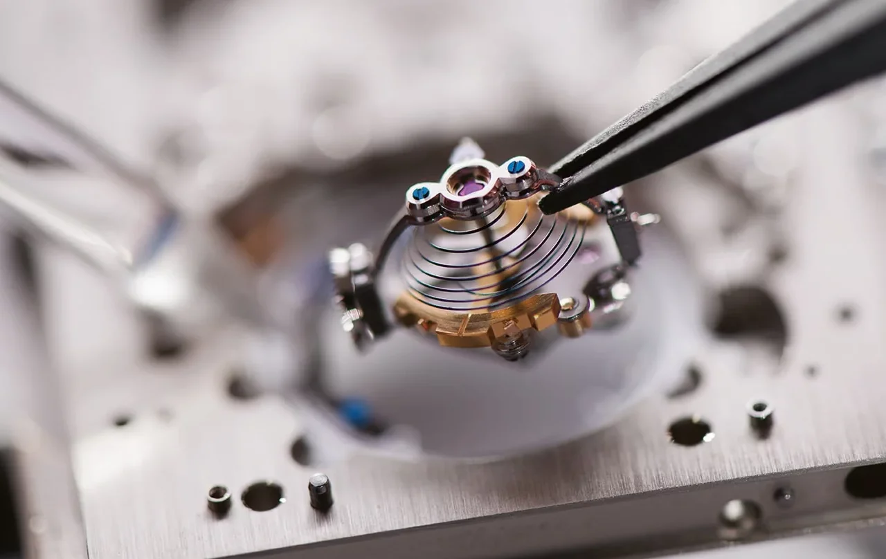 Présentation de spiral horlogerie