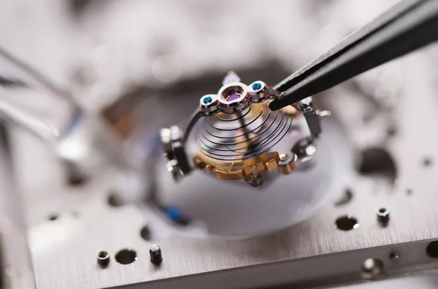 Présentation de spiral horlogerie