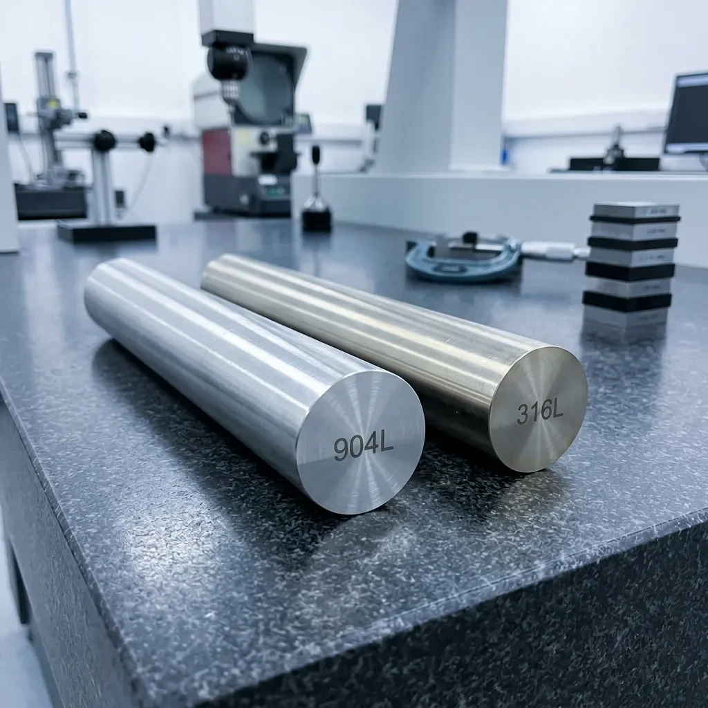 Détails de boîtier acier 904l différence 316l