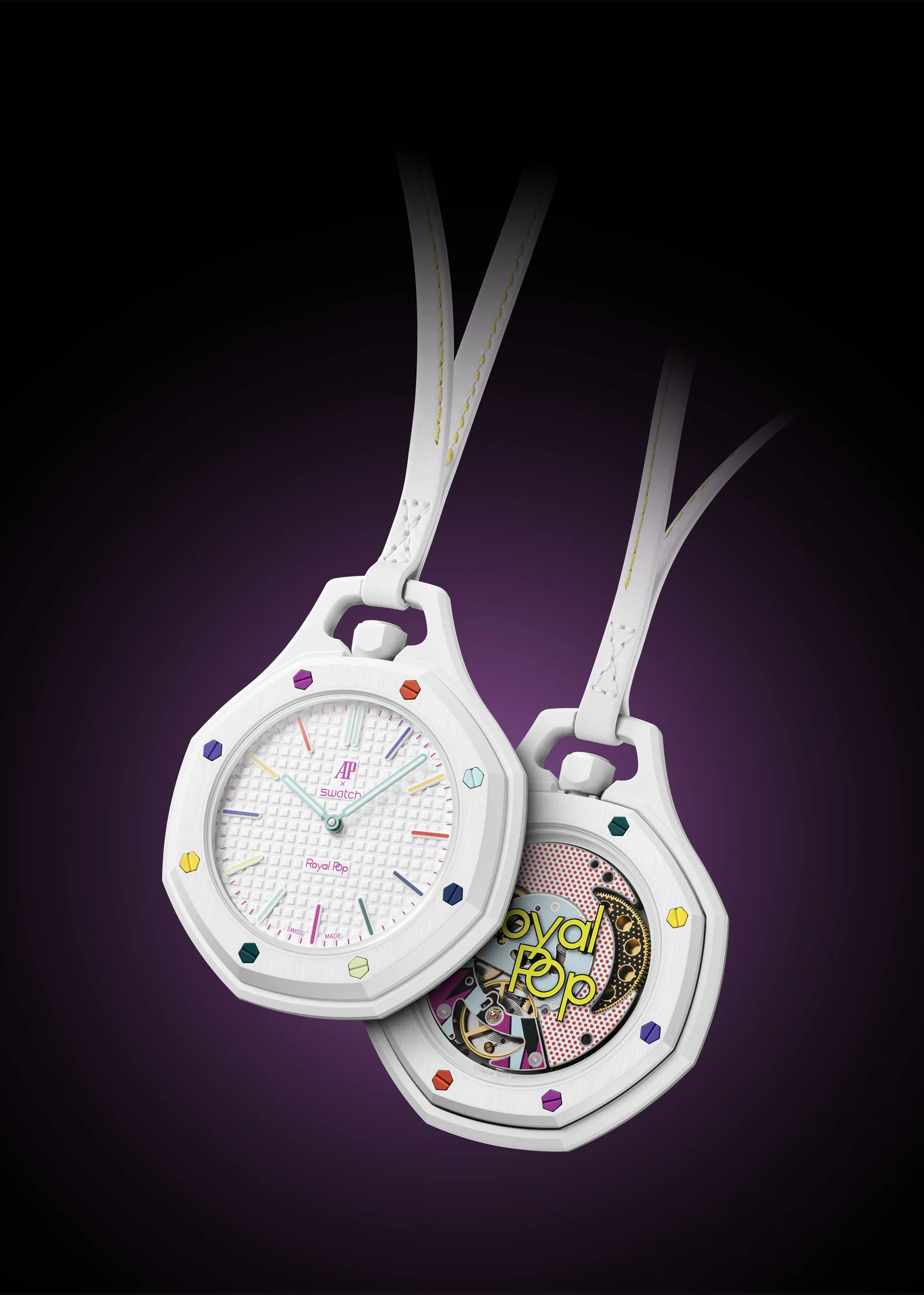 Caractéristiques de audemars piguet swatch royal pop