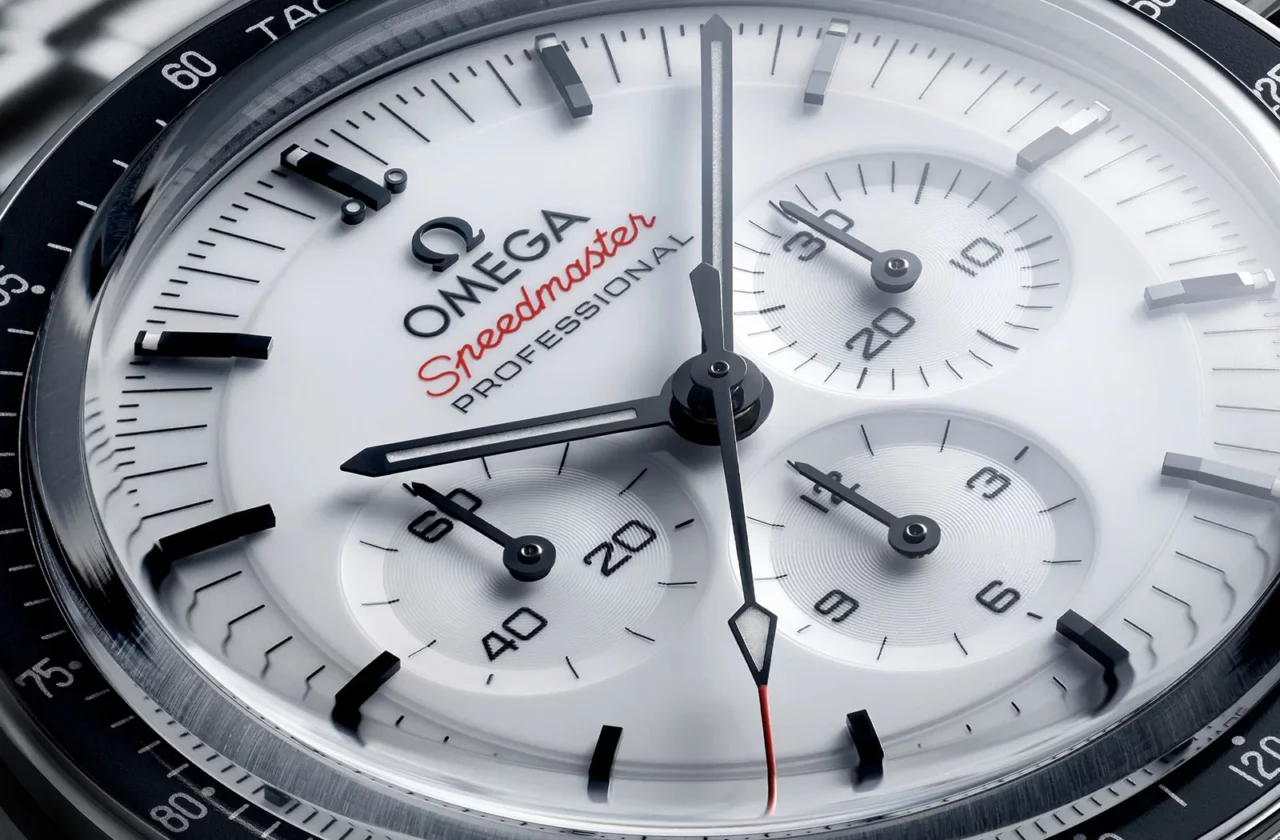 Vue rapprochée de cadran laqué montres horlogerie