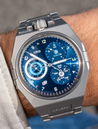 À quoi ressemble montre urwerk spacemeter blue