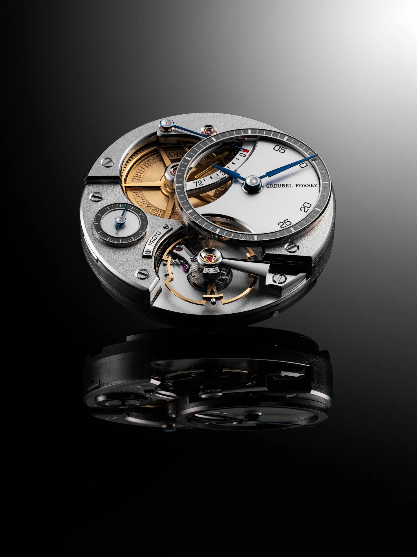 Caractéristiques de greubel forsey balancier qualité musée