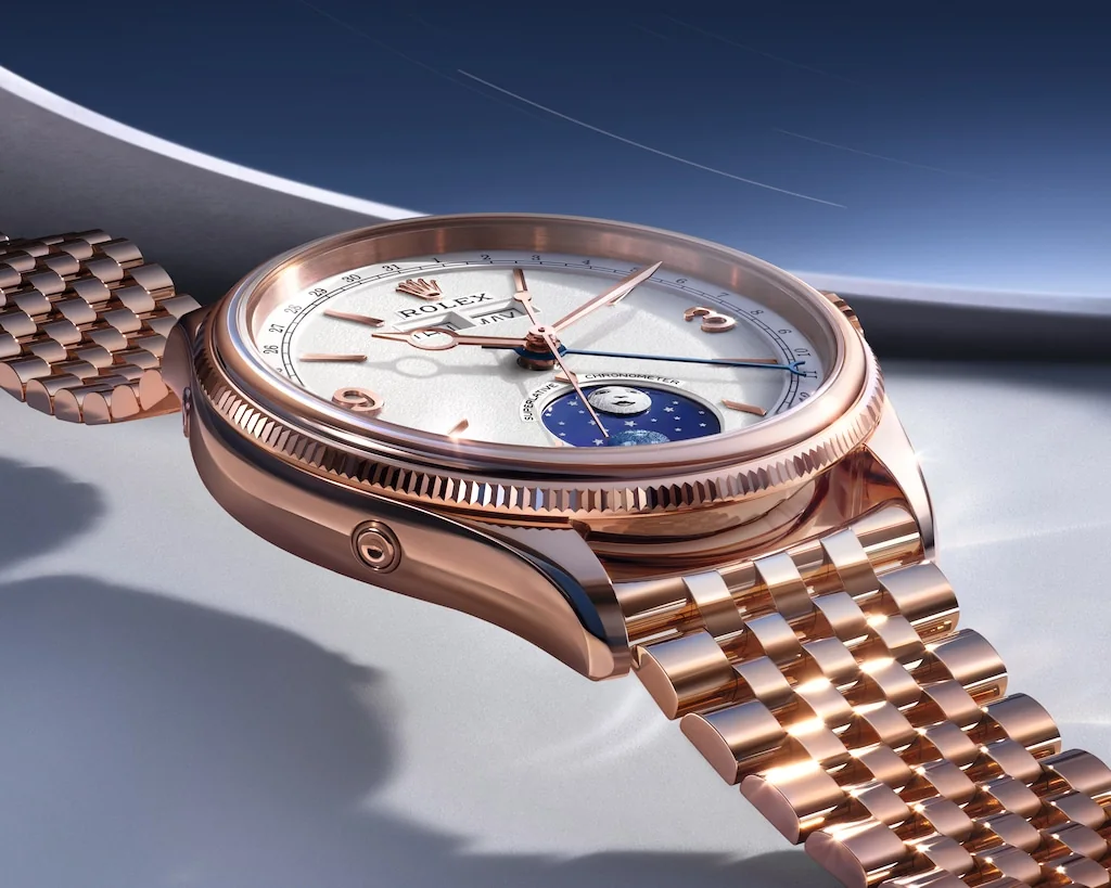 Vue rapprochée de rolex perpetual padellone