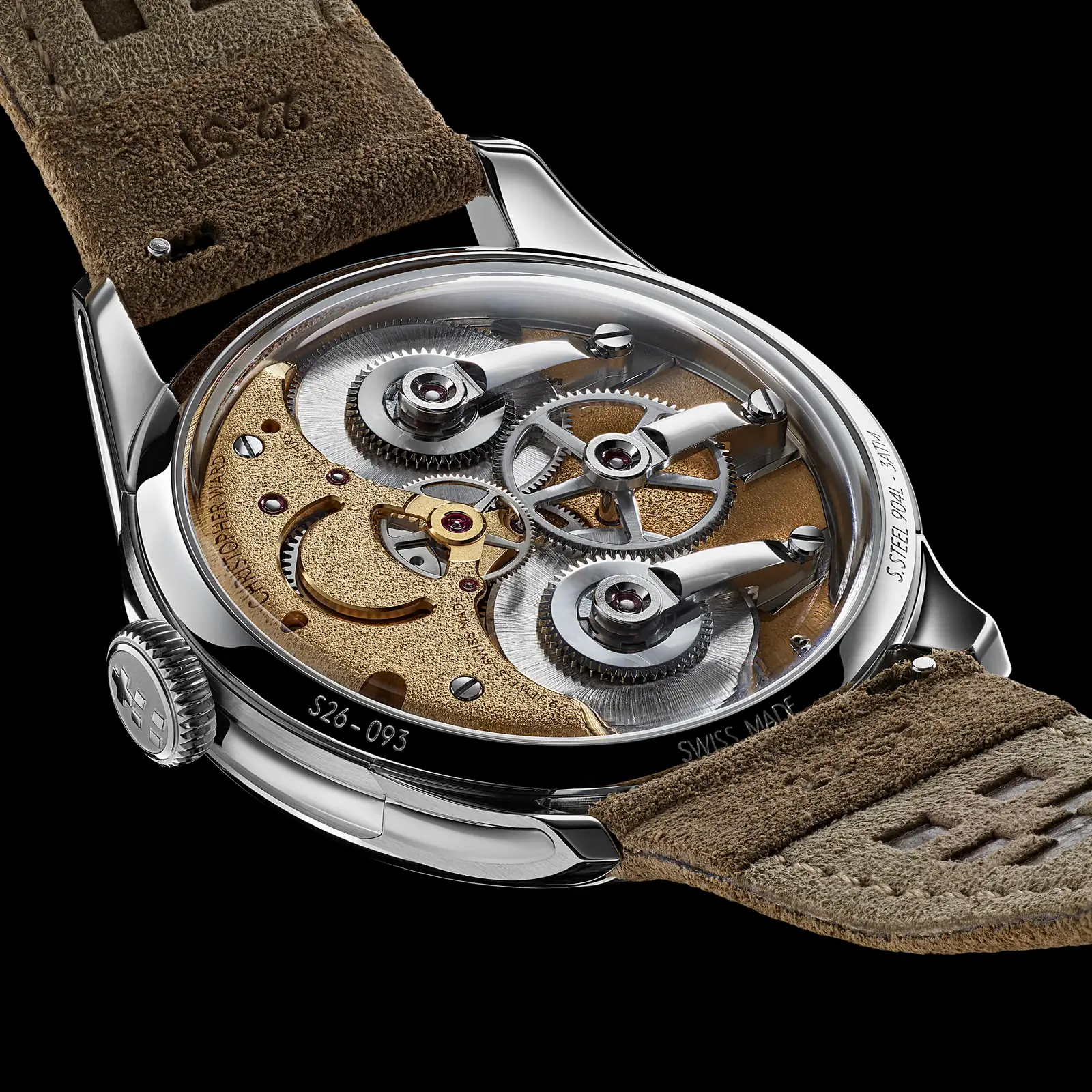Vue rapprochée de christopher ward loco classic
