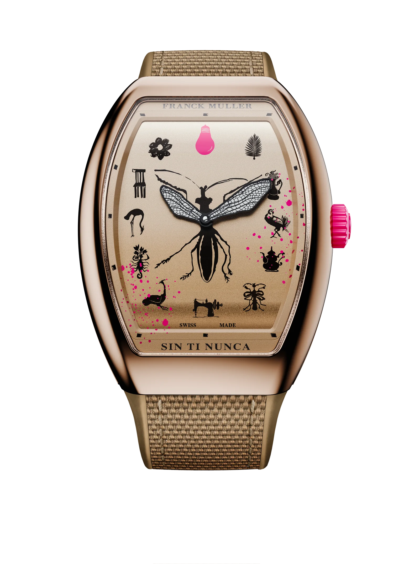 Caractéristiques de franck muller vanguard slim amador montes watch
